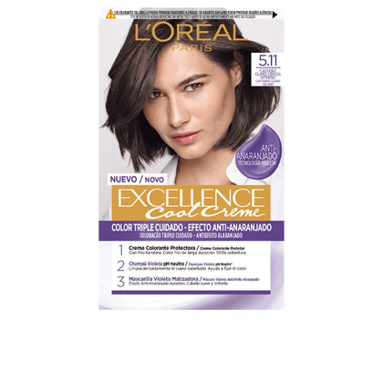 L'Oréal Paris EXCELLENCE COOL dye #5.11-light intense ash marrone 192 ml