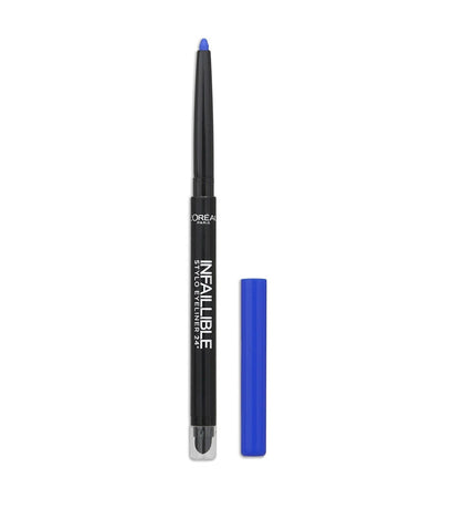 L'Oreal Paris, Infaillible 24H , Impermeabile, Contorno, Matita eyeliner in gel, 314, Blu ribelle, 10 g