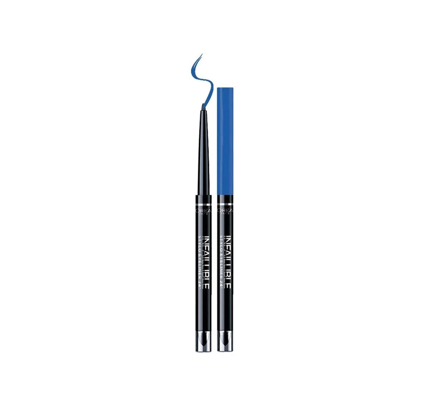 L'Oreal Paris, Infaillible 24H , Impermeabile, Contorno, Matita eyeliner in gel, 316, Blu indefinito, 10 g - Cosmova