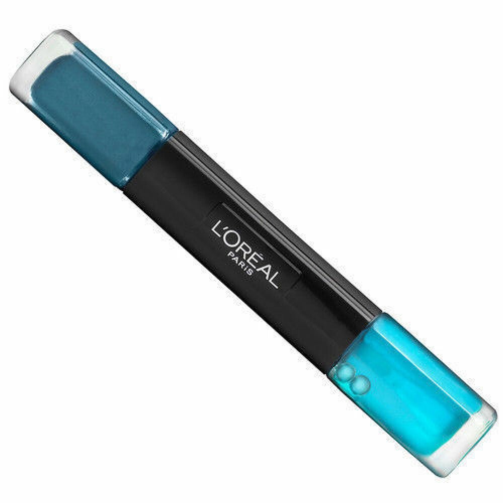 L'Oreal Paris, Infallible, Smalto per unghie 2-in-1, 007, Oceano Infinito, 2 x, 5 ml - Cosmova