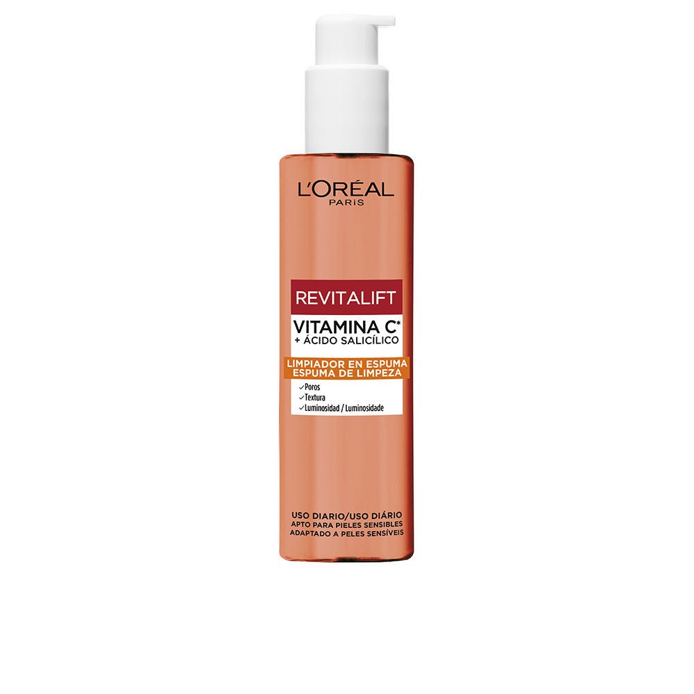 Spumă de curățare L'Oréal Paris REVITALIFT VITAMINA C + ACID SALICILIC 150ml - imagine 1