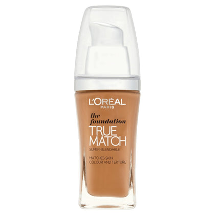 L'Oréal Paris, True Match, Fondotinta liquido, C7, Ambre Rose, SPF 17, 30 ml