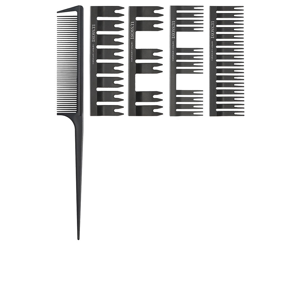 LUSSONI set OF COMBS 500 LOT 5 pz - Cosmova