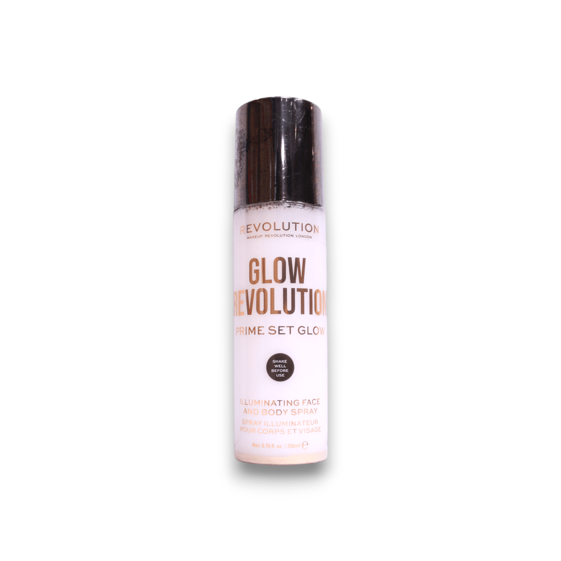 Makeup Revolution, Glow Revolution, Vegano, Illuminante, Spray, Per viso e corpo, 200 ml - Cosmova