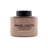 Makeup Revolution, Pearl Lights, Cipria illuminante libera, Notti di Savannah, 25 g - Cosmova