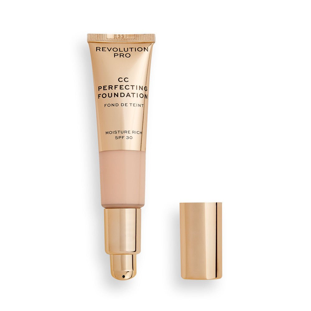 Makeup Revolution, Pro CC Perfecting, Crema CC, F10, SPF 30, 26 ml - Cosmova