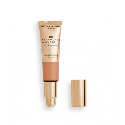 Makeup Revolution, Pro CC Perfecting, Fondotinta en crème, F9, SPF 30, 26 ml