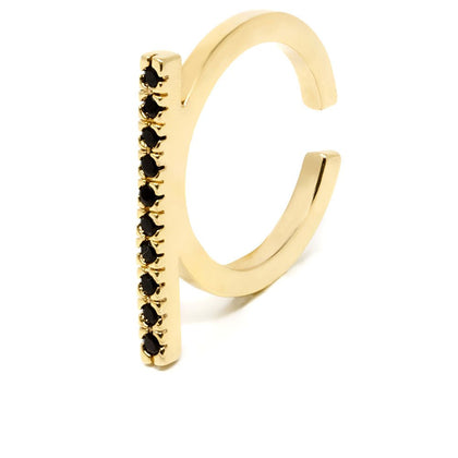 MANHATTAN BLACK Ring #hellgold 1 St
