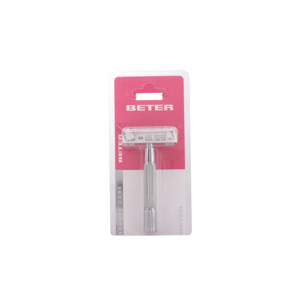MAQUINILLA DE AFEITAR clásica inoxidable 1 pz - Cosmova