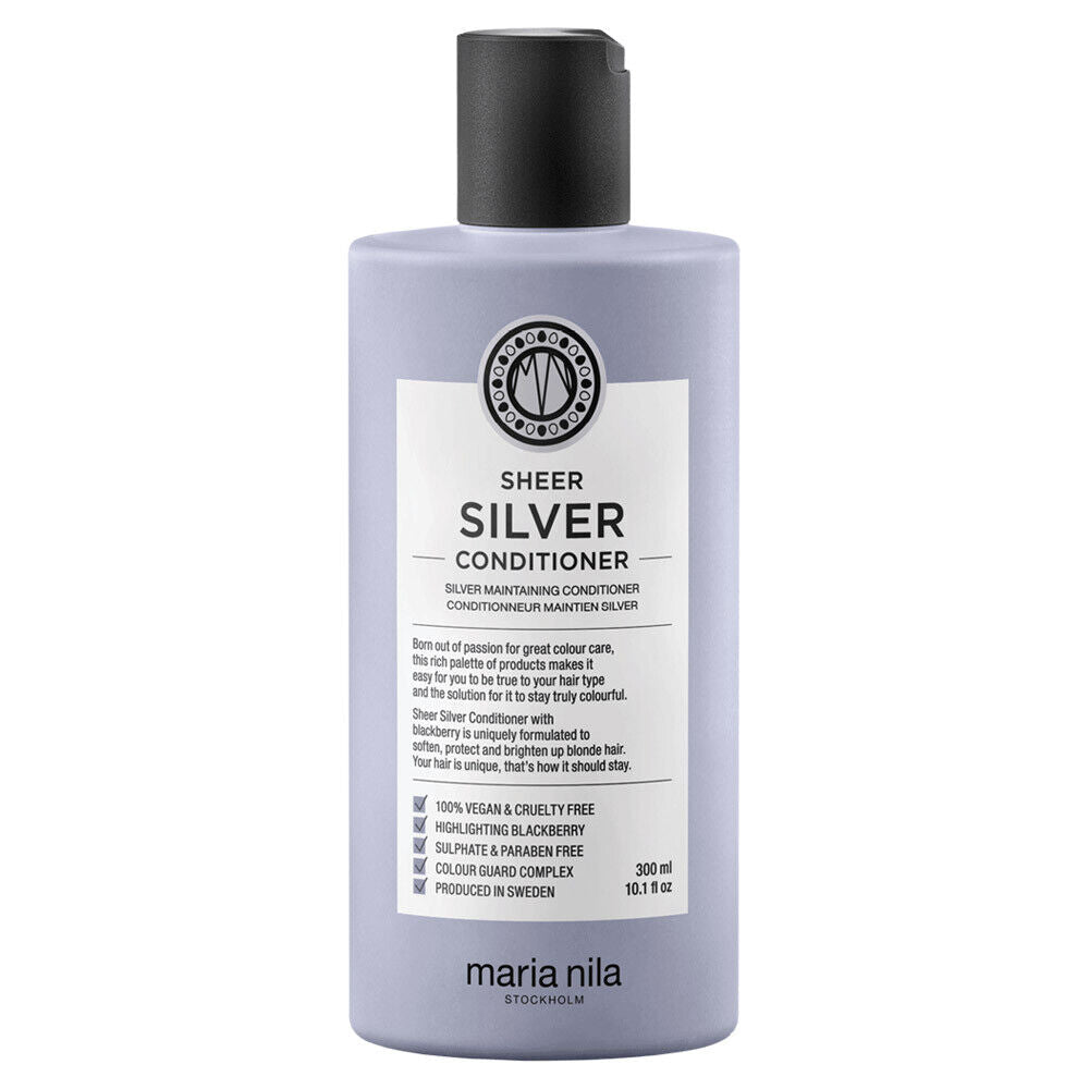 Maria Nila, Sheer Silver, Balsamo per capelli, Per la protezione del colore, 300 ml - Cosmova