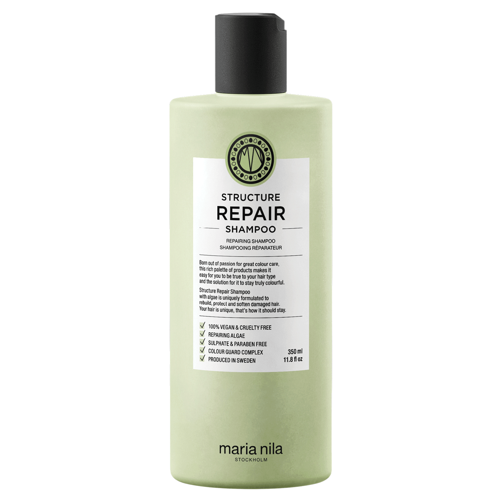 Maria Nila, Structure Repair, Shampoo per capelli, Per la riparazione, 350 ml - Cosmova
