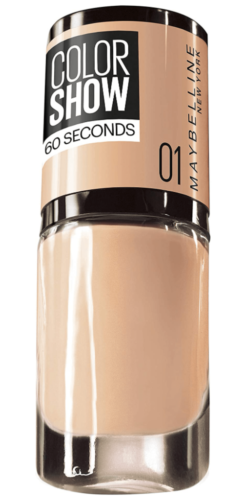 Maybelline, Color Show 60 Seconds, Smalto per unghie, N. 1, Vai nudo, 7 ml - Cosmova