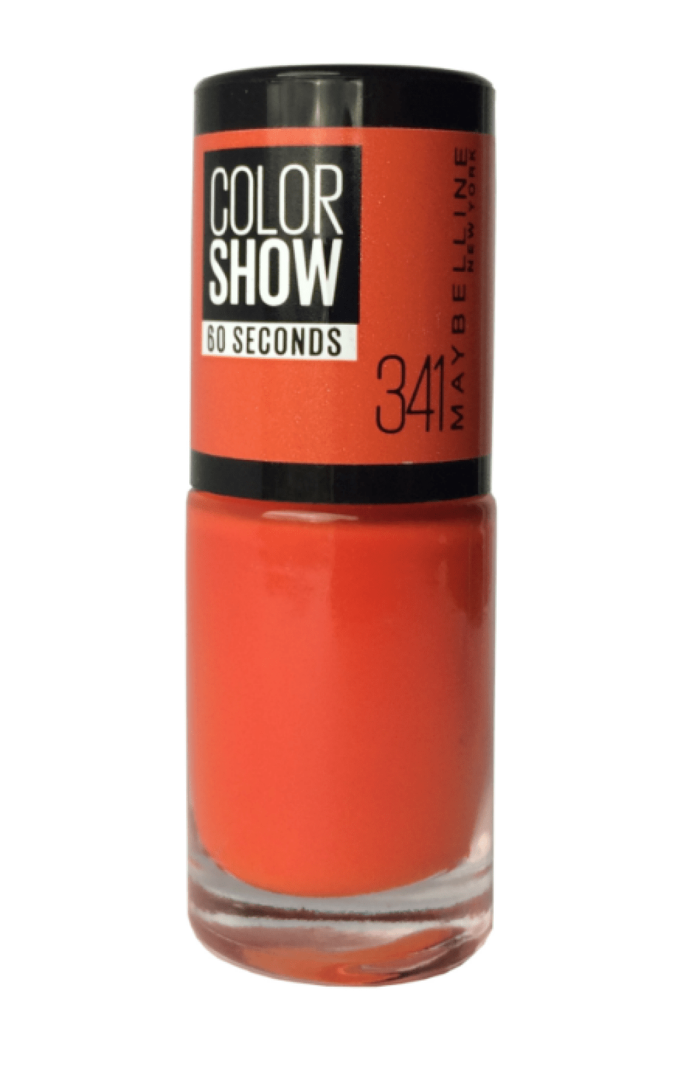 Maybelline, Color Show 60 Seconds, Smalto per unghie, N. 341, Allegato arancione, 7 ml - Cosmova
