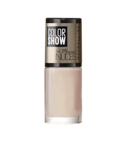 Maybelline, Color Show The 24 Karat Nudes, Petit pour unghie, N. 475, Ensemble de diamants, 7 ml