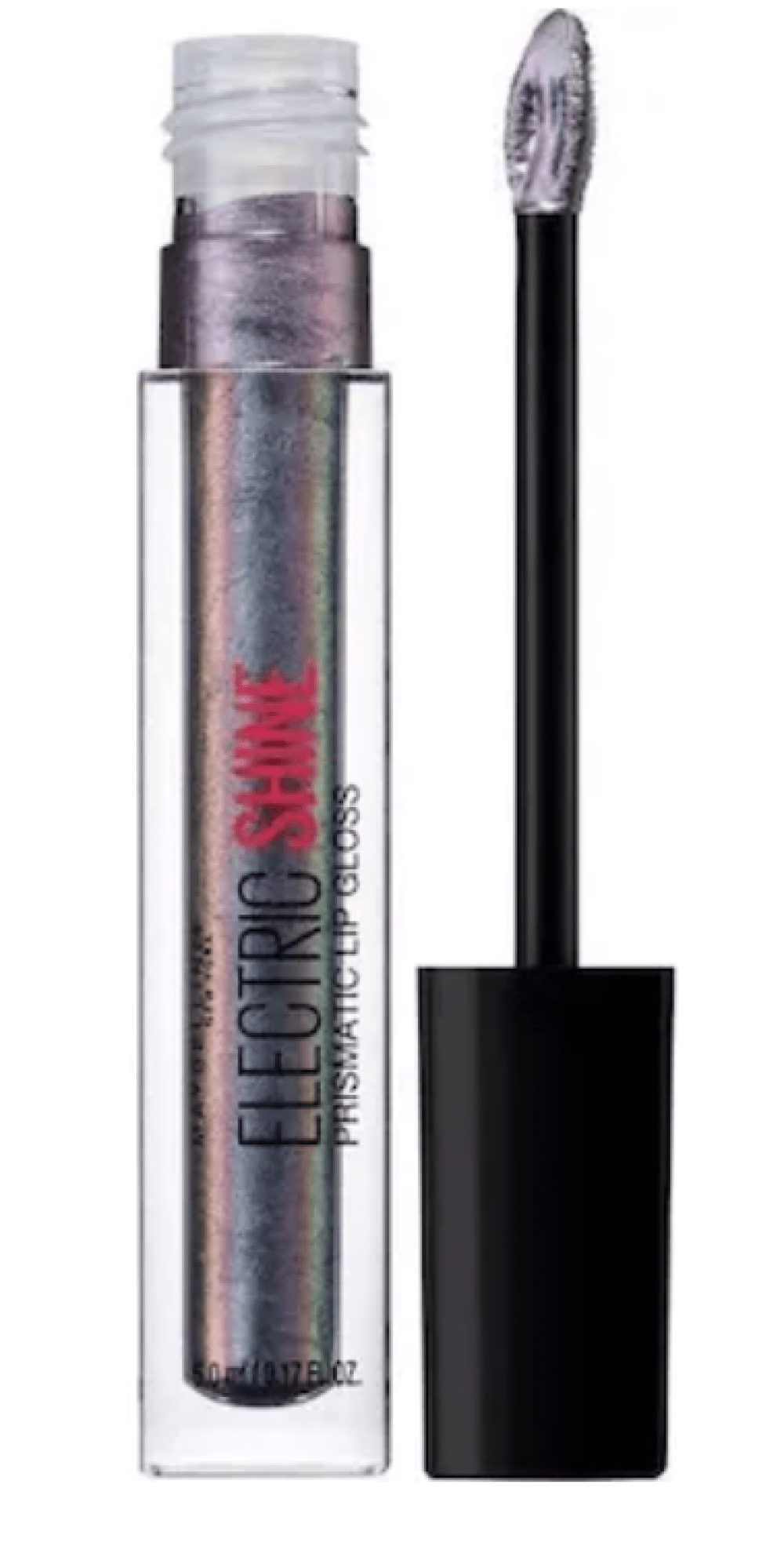 Maybelline, Electrio Shine Prismatic, Lucidalabbra, 160, Prisma di mezzanotte, 5 ml - Cosmova