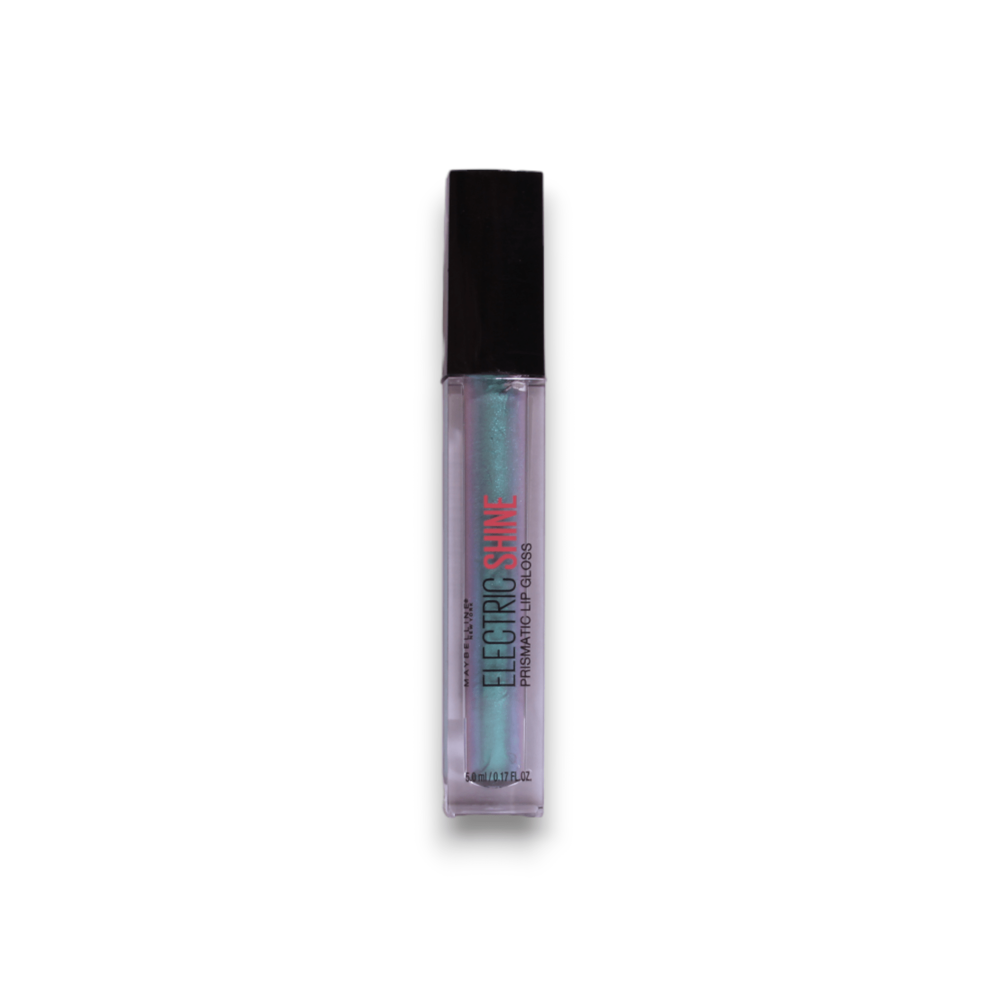 Maybelline, Electrio Shine Prismatic, Lucidalabbra, 165, Blu elettrico, 5 ml - Cosmova