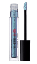 Maybelline, Electrio Shine Prismatic, Lucidalabbra, 165, Blu elettrico, 5 ml - Cosmova