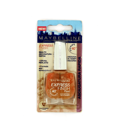 Maybelline, Express Finish 40 Seconds, Smalto per unghie, N. 405, Perla, 10 ml