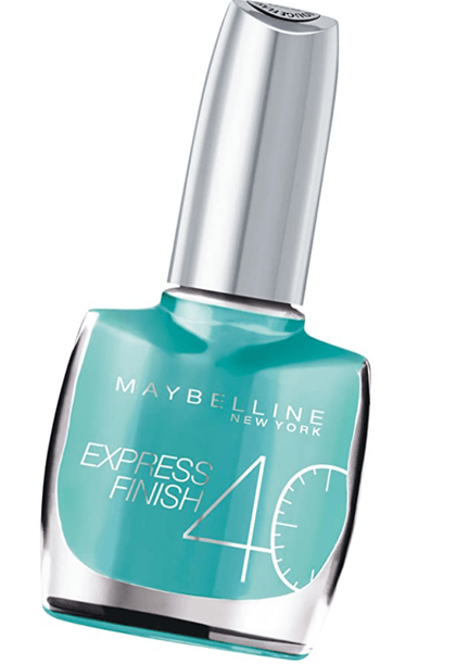 Maybelline, Express Finish 40 Seconds, Smalto per unghie, N. 862, Turchese, 10 ml
