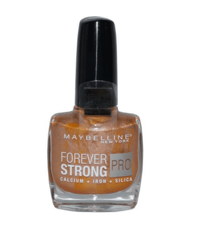 Maybelline, Forever Strong Pro bis zu 7 Tage Tragezeit, Smalto per unghie, N. 830, Bronzo metallico, 10 ml