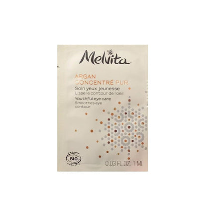 Melvita, Argan Concentre Pur, Biologico, Levigatura, Crema per gli occhi, 1 ml *Campione