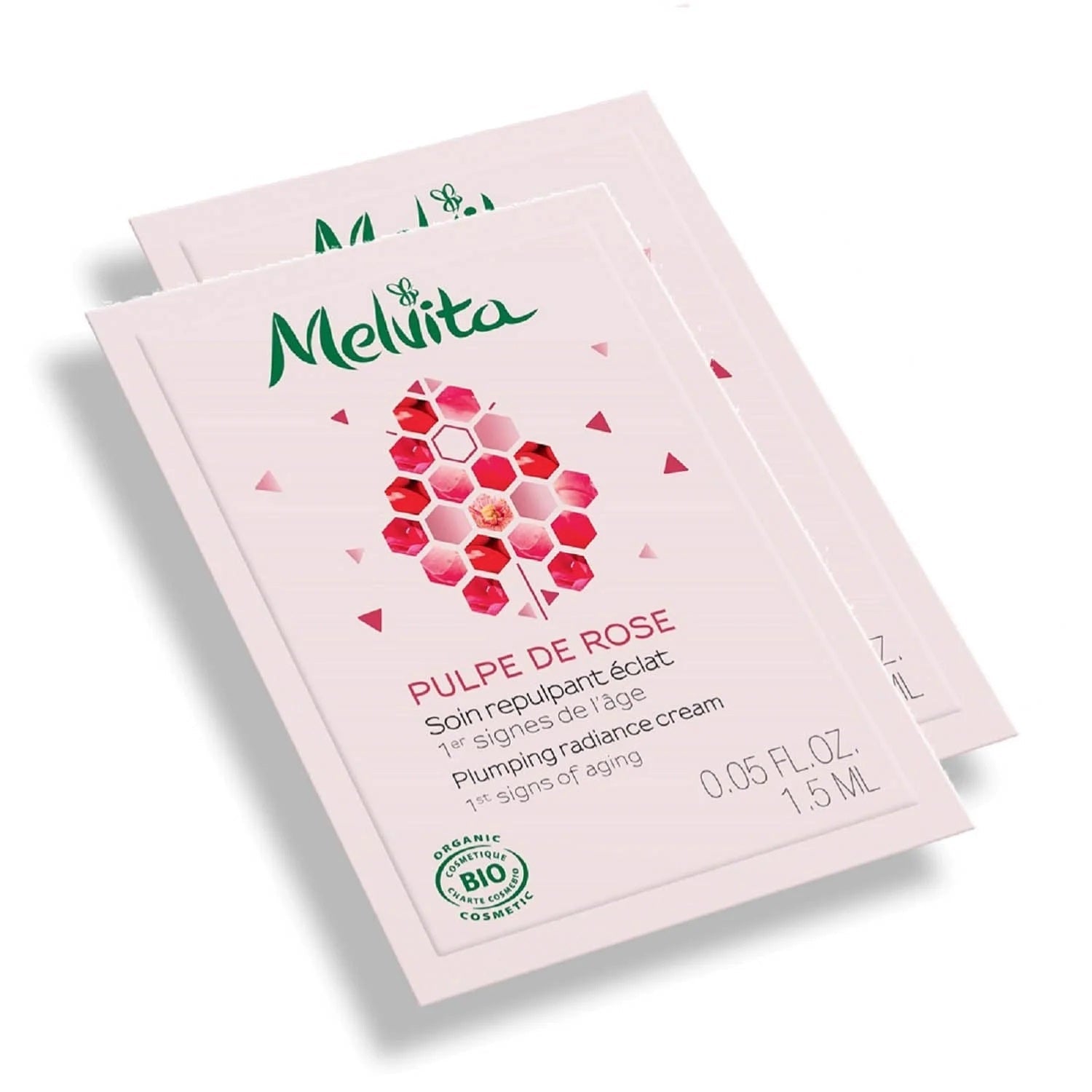 Melvita, Pulpe De Rose, Biologico, Anti-età, Giorno & Notte, Panna, Per viso e collo, 1.5 ml *Campione - Cosmova