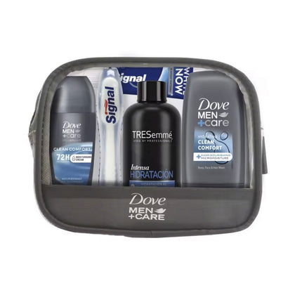 MEN'S TRAVEL TOILETRY BAG CASE 5 pcs