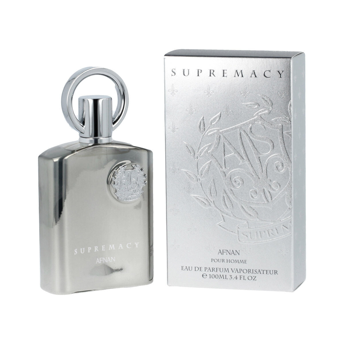Profumo da uomo Afnan EDP Supremacy Silver (100 ml)-0