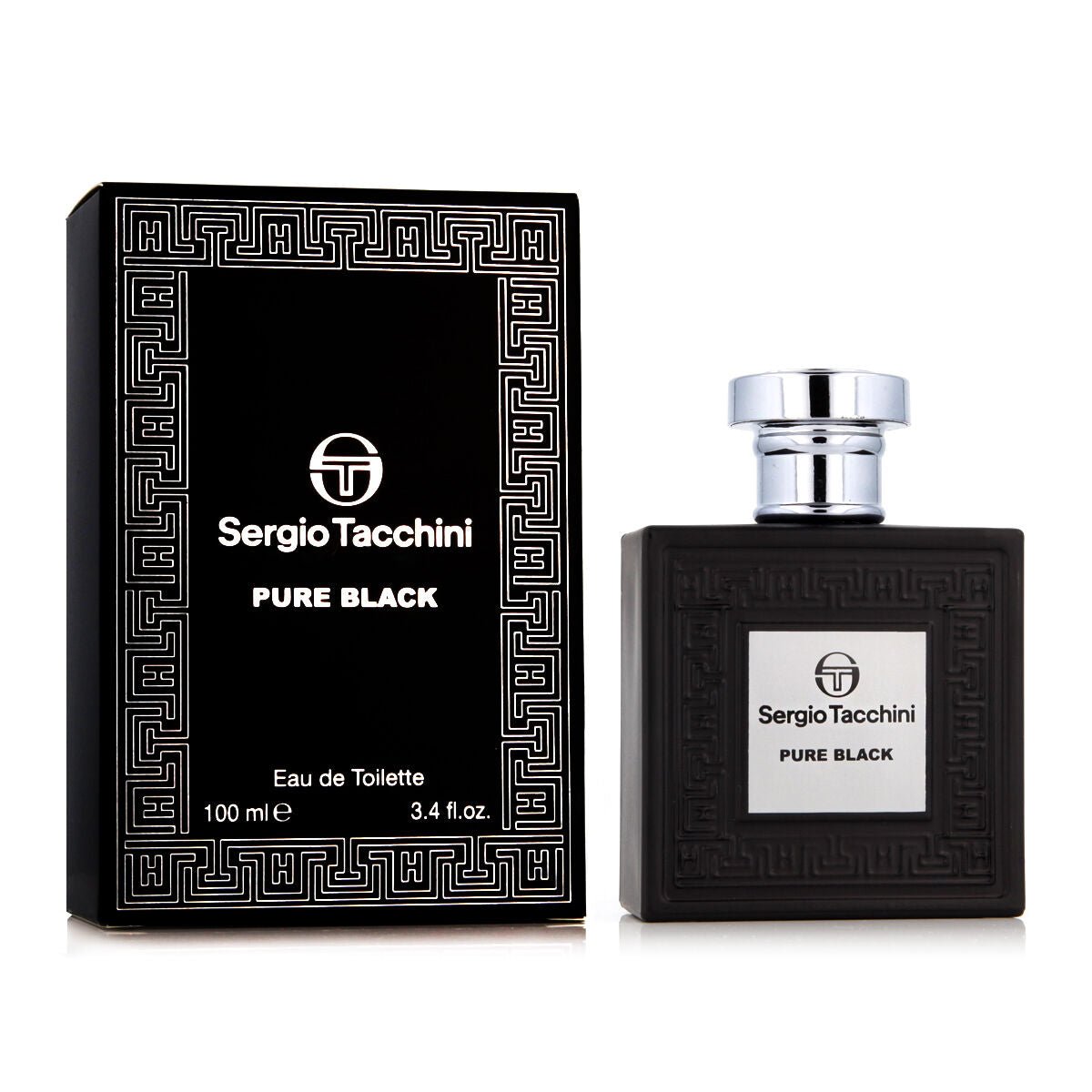 Profumo Uomo Sergio Tacchini EDT Pure Black 100 ml-0