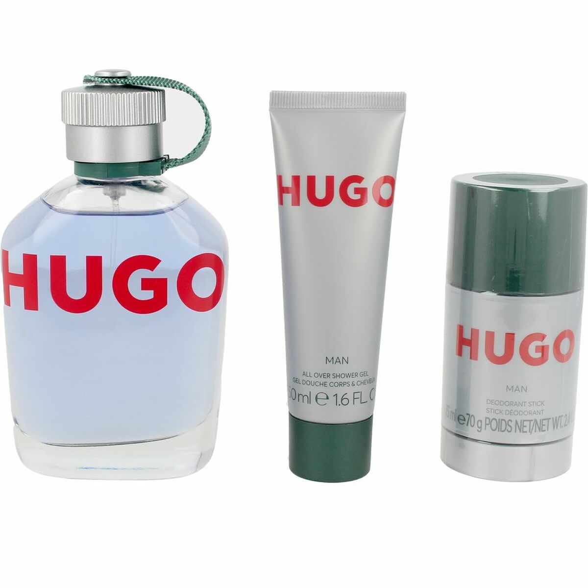Men's Perfume Set Hugo Boss HUGO 3 Pieces - Cosmova