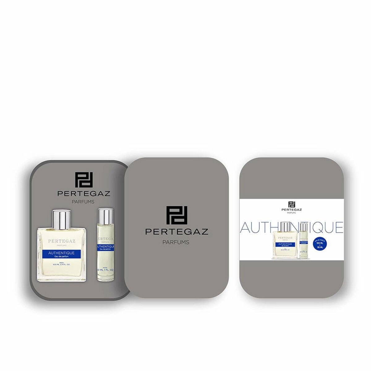 Herrenparfümset Pertegaz AUTHENTIQUE EDT-0