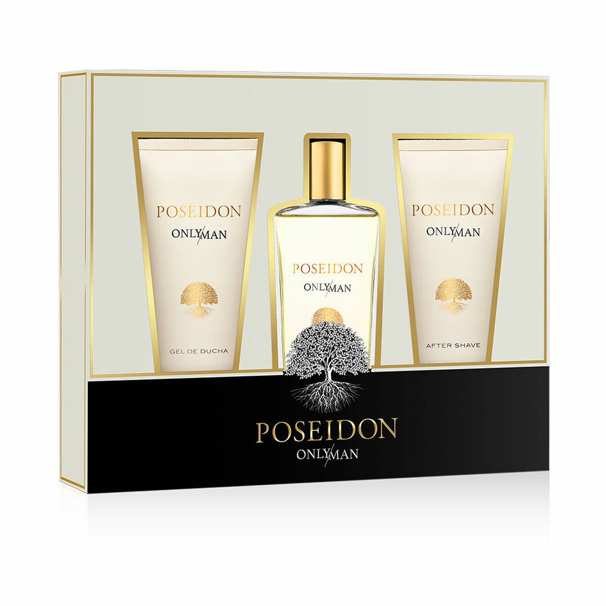 Set de Perfume Hombre Poseidon POSEIDON SOLAMENTE HOMBRE EDT 3 Piezas-0