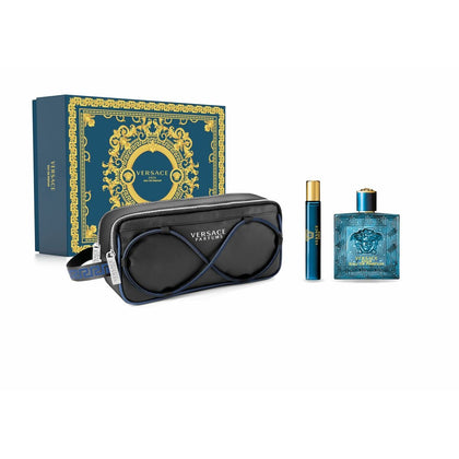 Herrenparfümset Versace Eros EDP 3-teilig
