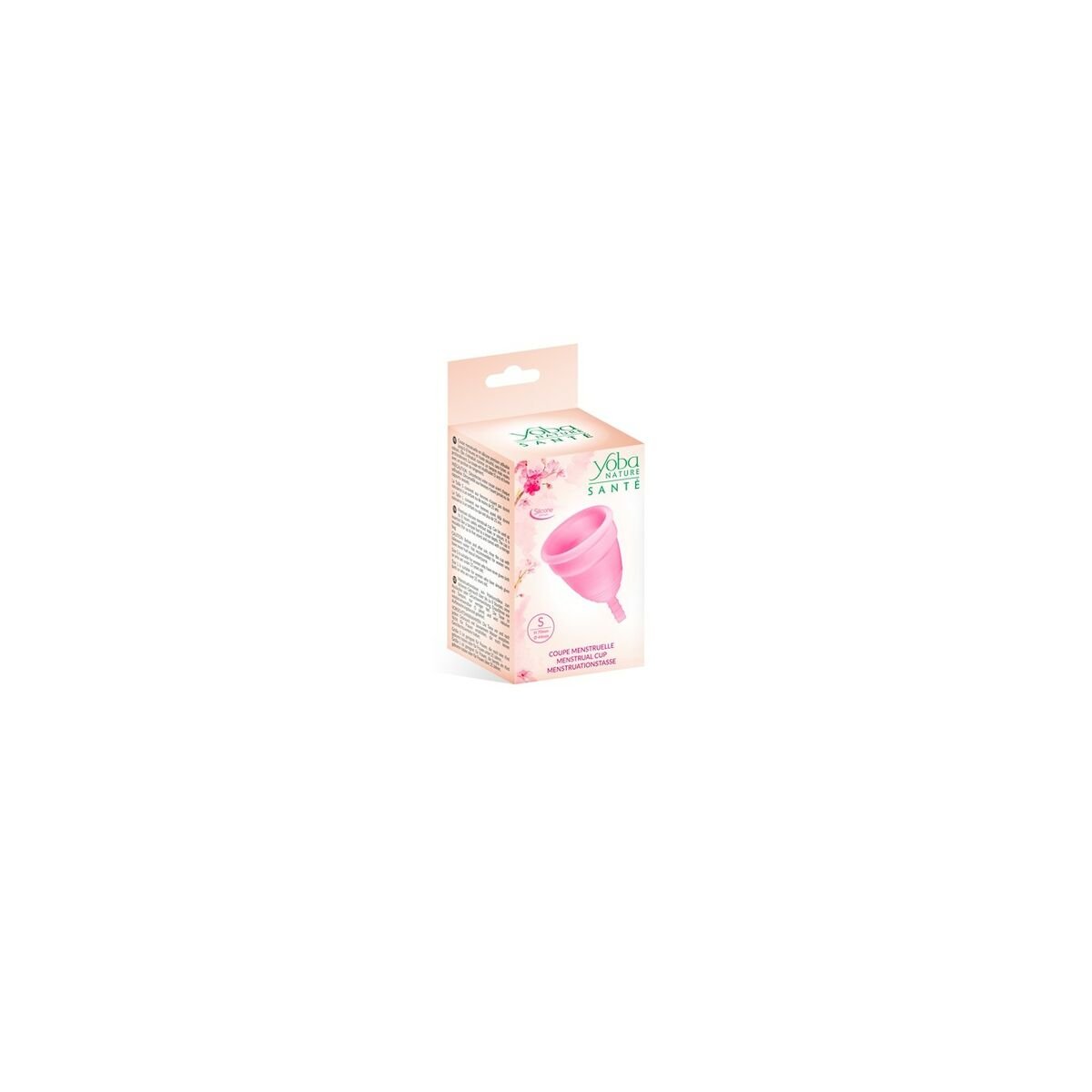 Menstrual Cup Yoba Nature Santé Pink Silicone S - Cosmova