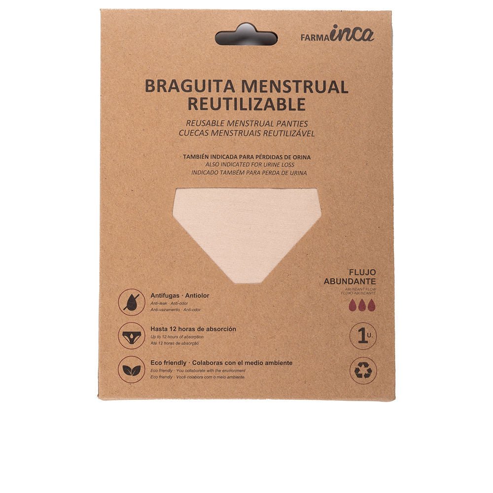 MENSTRUAL PANTIES super absorption nude size XL 1 unit - Cosmova