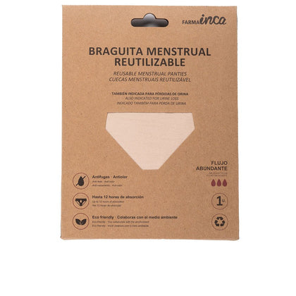 MENSTRUAL PANTIES super absorption #nude XXL 1 u