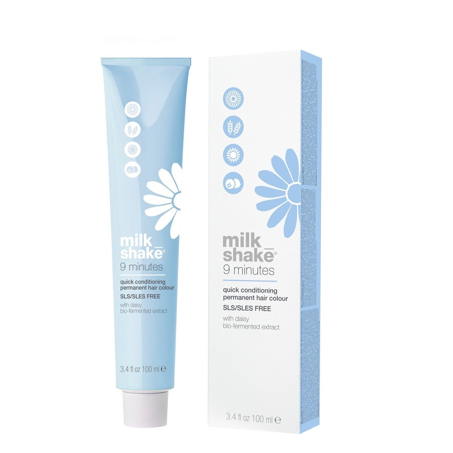 Milk Shake, 9 Minutes, Tinta per capelli permanente, 5.0 , 100 ml - Cosmova