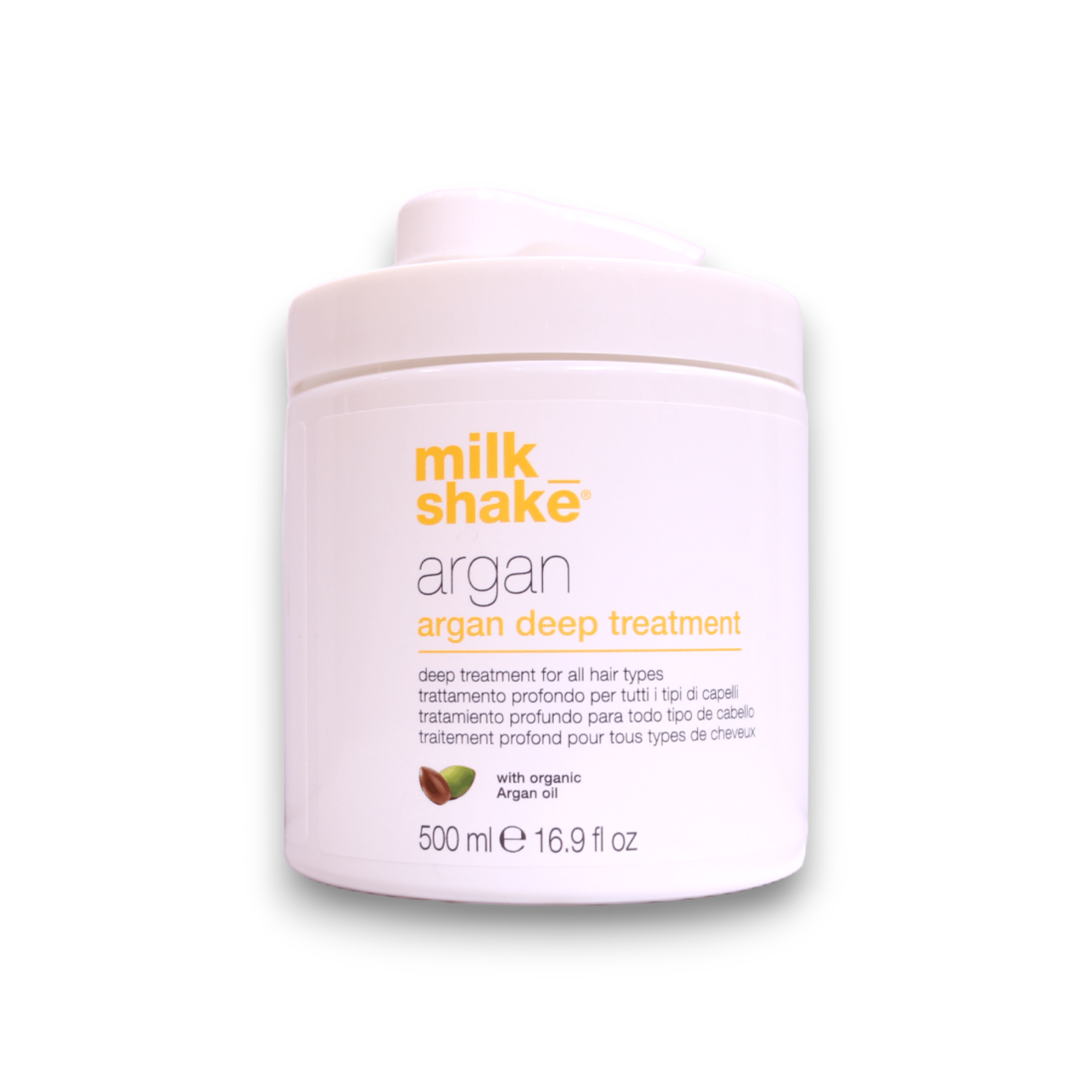Milk Shake, Argan, Olio di argan biologico, Trattamento con crema per capelli, Per nutrire, 500 ml - Cosmova