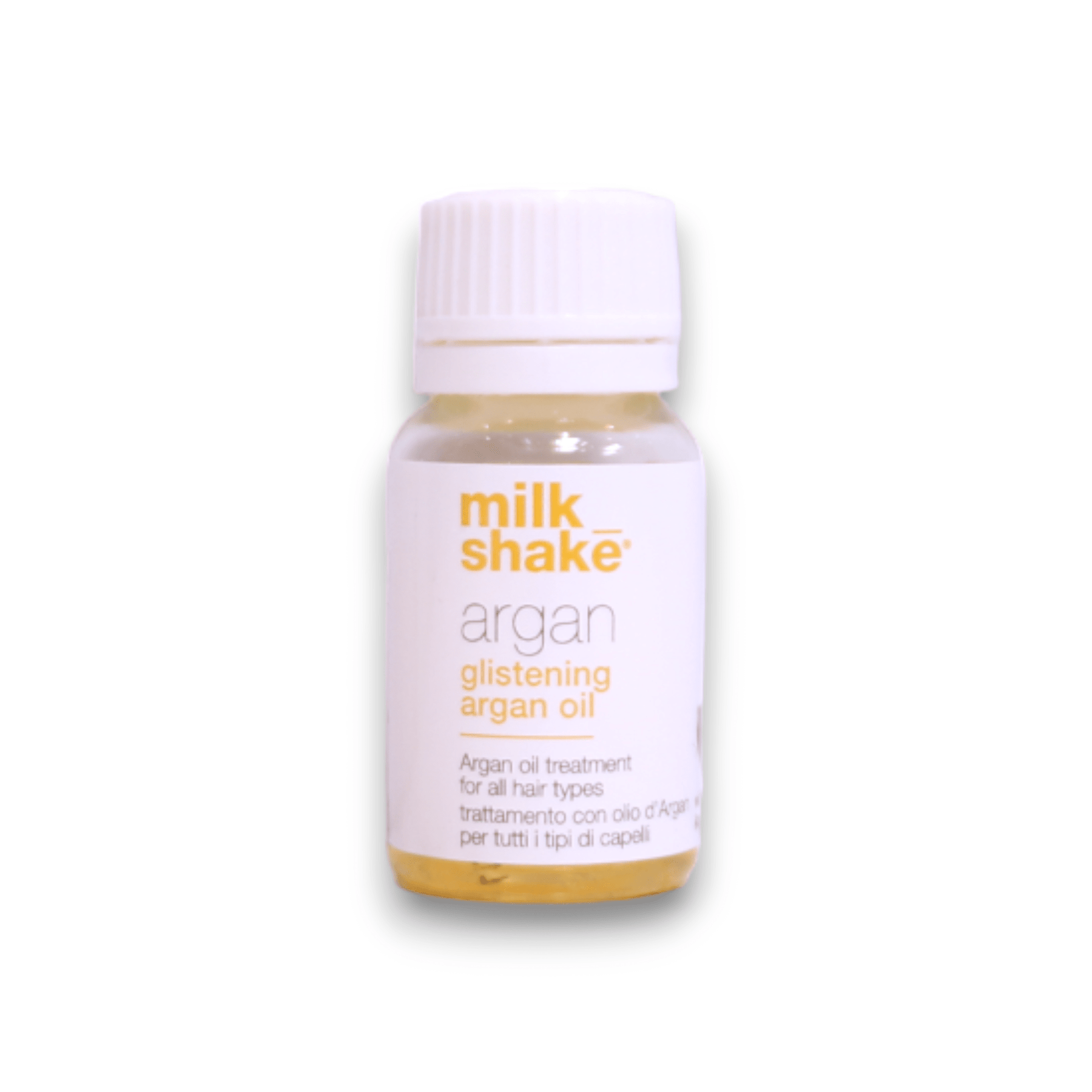 Milk Shake, Argan, Olio di argan biologico, Trattamento con olio per capelli, Condizionare e nutrire, 10 ml - Cosmova