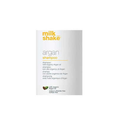 Milk Shake, Argan, Senza solfati, Shampoo per capelli, Per idratare, 10 ml