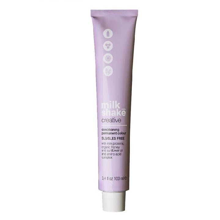 Milk Shake, Creative, Senza SLS/SLES, Tinta per capelli permanente, 12.0112NA Natural Ash, 100 ml - Cosmova