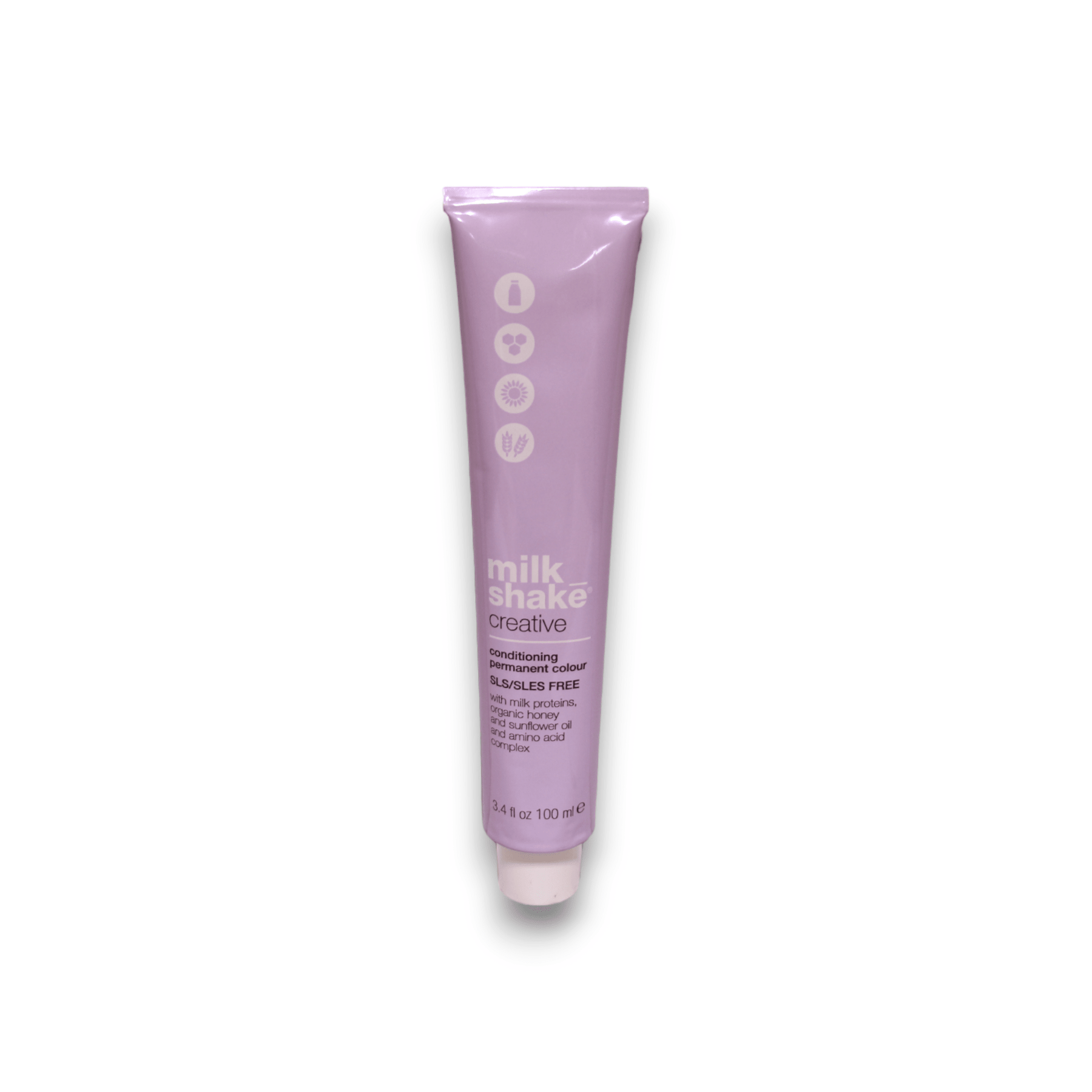 Milk Shake, Creative, Senza SLS/SLES, Tinta per capelli permanente, 1.71V Violet Black, 100 ml - Cosmova