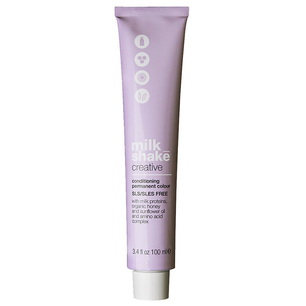 Milk Shake, Creative, Senza SLS/SLES, Tinta per capelli permanente, 6.616RA Ash Red Dark Blond, 100 ml - Cosmova