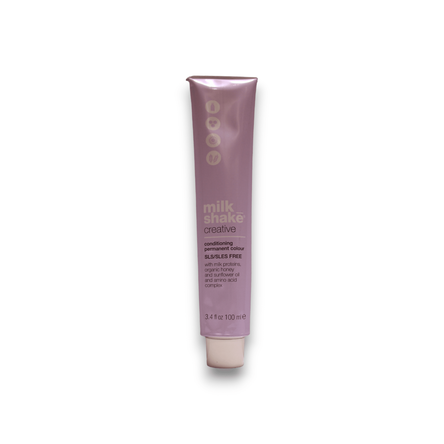 Milk Shake, Creative, Senza SLS/SLES, Tinta per capelli permanente, 6.66R Red Dark Blond, 100 ml - Cosmova