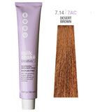 Milk Shake, Creative, Senza SLS/SLES, Tinta per capelli permanente, 7.147AC Desert Brown, 100 ml - Cosmova