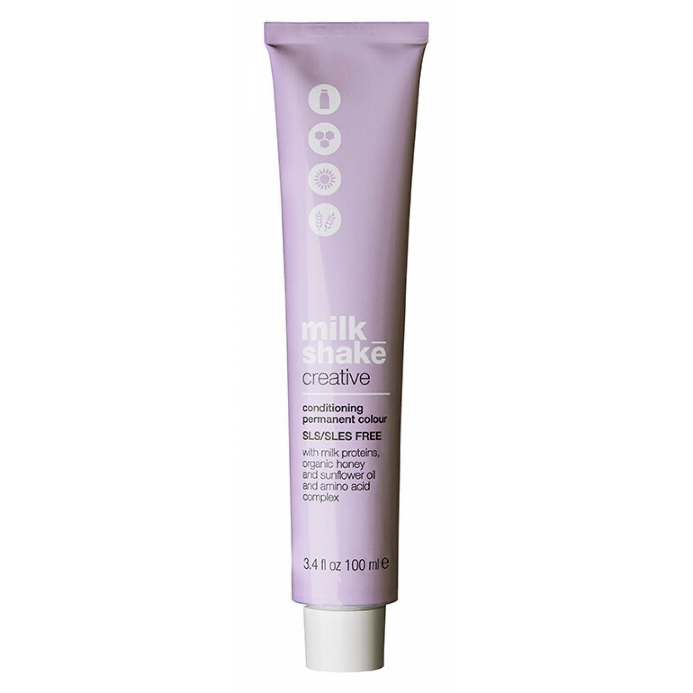 Milk Shake, Creative, Senza SLS/SLES, Tinta per capelli permanente, 7.357GM Jamaican Java, 100 ml - Cosmova