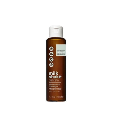 Milk Shake, Delicate, Senza amoniaca, Olio colorant permanent per capelli, 5E , 120 ml
