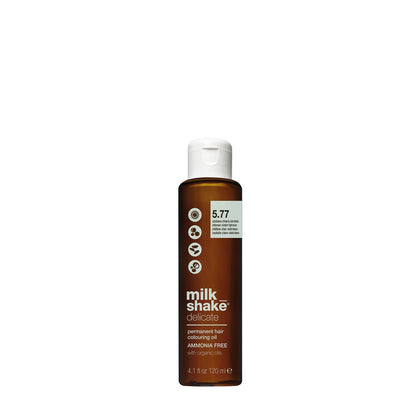 Milk Shake, Delicate, Senza amoniaca, Olio colorant permanent per capelli, 6,5 , 120 ml