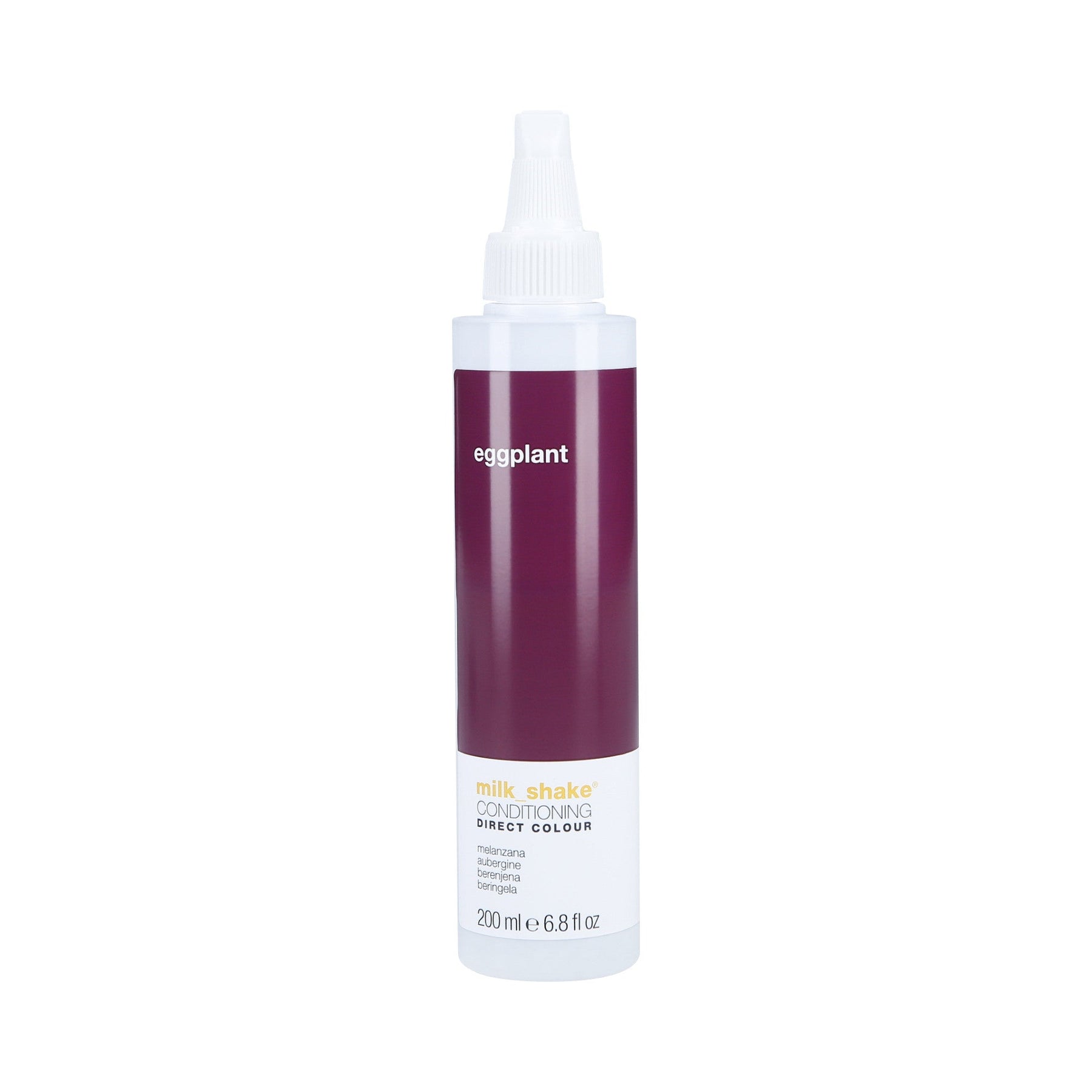 Milk Shake, Direct Colour, Senza ammoniaca, Balsamo colorante per capelli, Eggplant, 200 ml - Cosmova