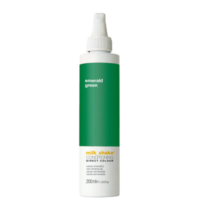Milk Shake, Direct Colour, Senza ammoniaca, Balsamo colorante per capelli, Vert Émeraude, 200 ml